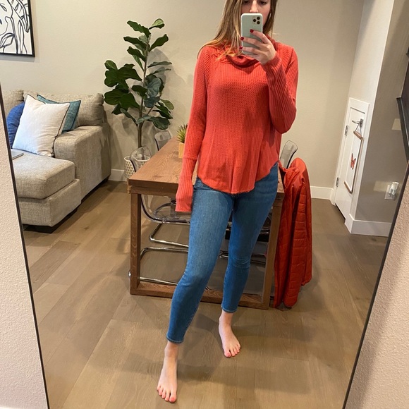 Free People Waffle Sweater - Picture 3 of 3